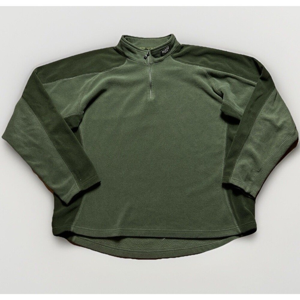 Hardy EWS Fleece Jacket Mens Size XL Green Softshell Outdoors Sweater Fishing